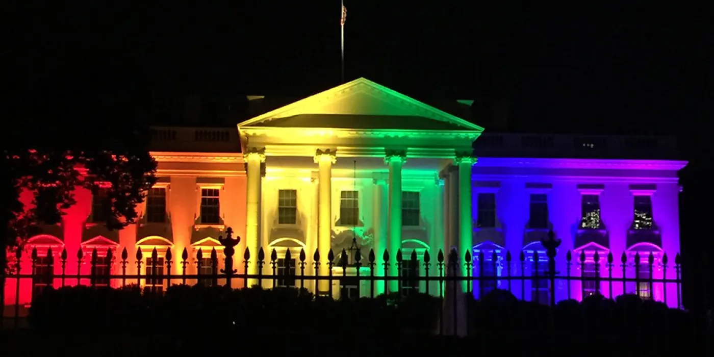"Rainbow White House" by US Department of State is licensed under CC BY-NC 2.0