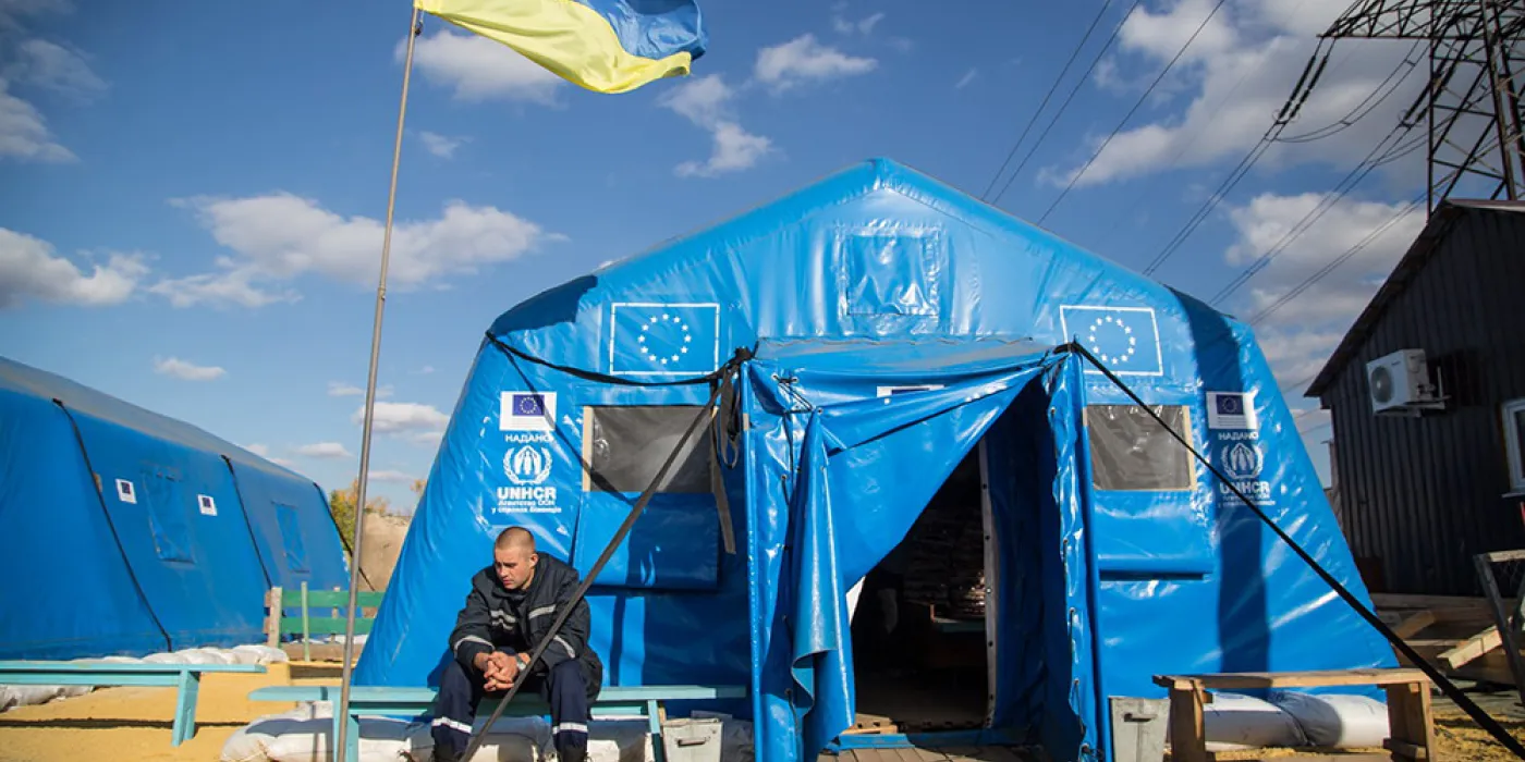 "Ukraine: EU assistance to thousands of Ukrainians traveling across the line of contact every day" by EU Civil Protection and Humanitarian Aid is marked with CC BY-ND 2.0.