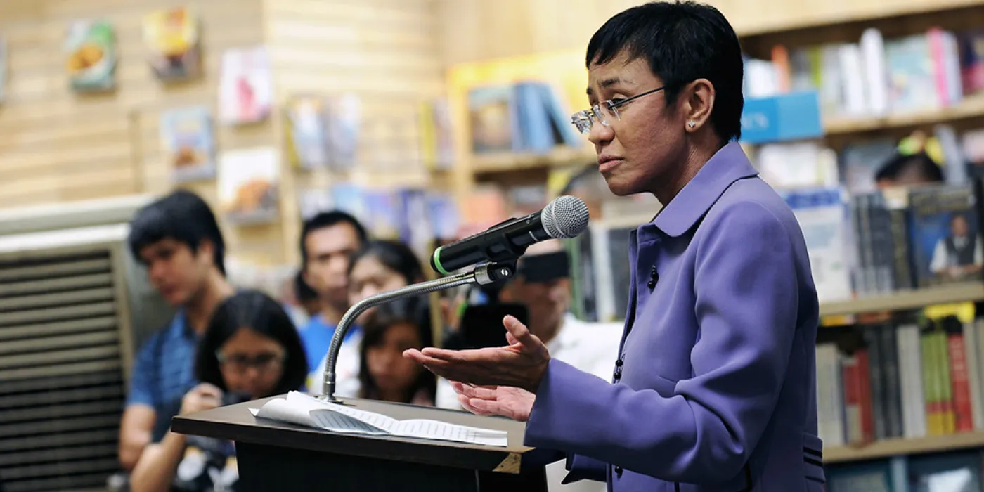 "From bin Laden to Facebook by Maria Ressa : Book Launch" by Franz Lopez is licensed under CC BY-NC 2.0.